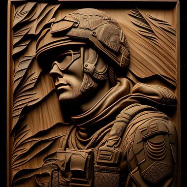 3D model st GI Joe soldier (STL)